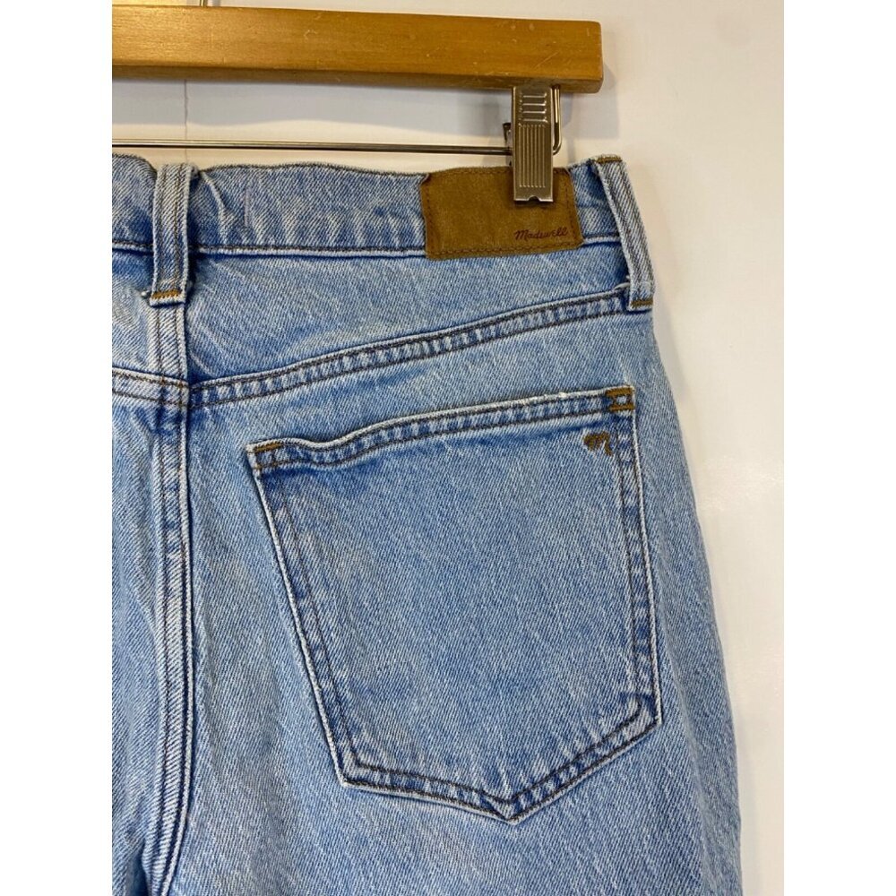 Madewell The Petite Perfect Vintage Jean Bradwell Wash Ripped Edition Size 27P - Picture 6 of 10
